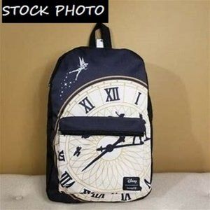 Disney Tinkerbelle Backpack Peter Pan Clock Print by Loungefly